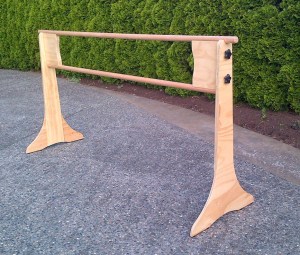 Portable wooden barre
