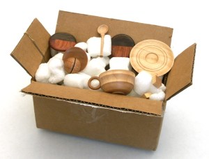 Teacup scene ready to be shipped