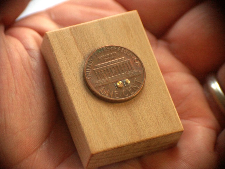 Penny breakfast, microminiature table setting - Maarten Meerman Max