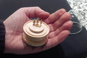 Nativity scene in 1/365 scale 