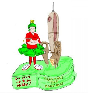 Roger_Marvin the Martian rocket cartoon_2Mar2014